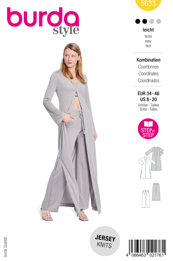 BURDA-5633 keltainen